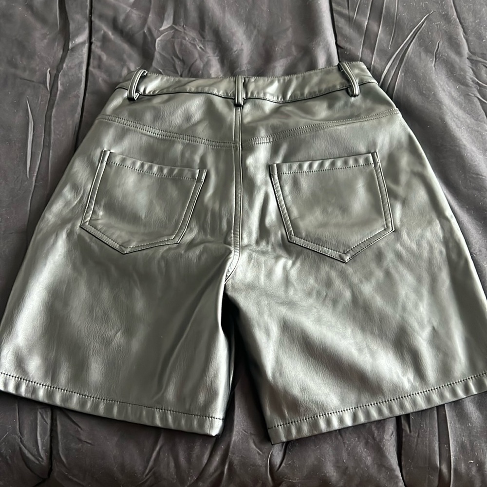 Akira Leather Shorts